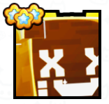 Golden Huge Hacked Cat