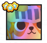 Rainbow Huge Knight Beagle