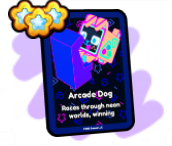 Huge Arcade Dog Card (x2)