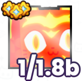 Shiny Huge Inferno Cat (Pets Go)
