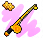 Gold Fishing Rod (Pets Go)