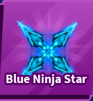 Blue Ninja Star – Huge 99 Shop