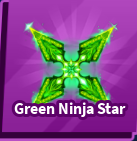 Green Ninja Star