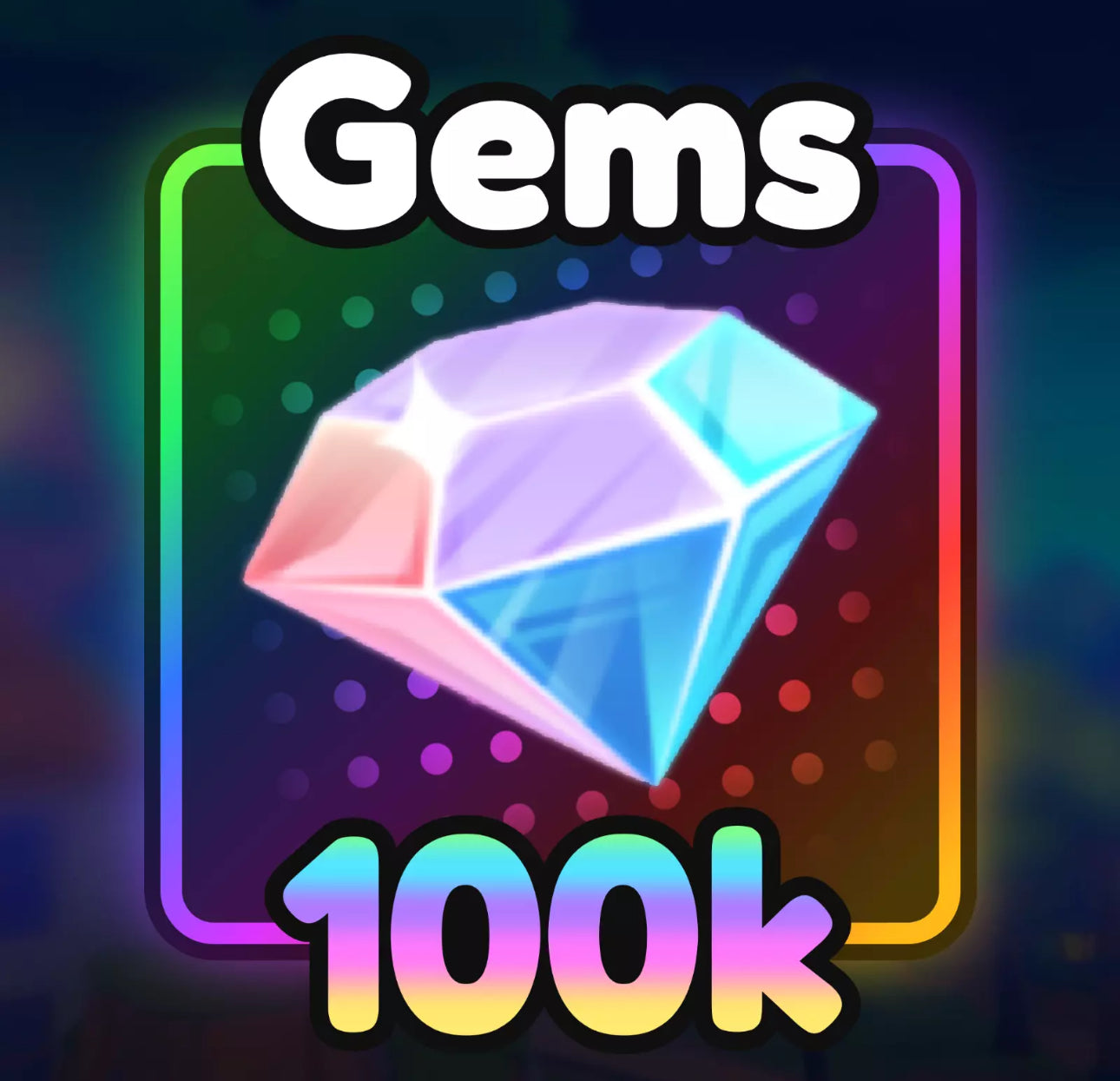 ANIME DEFENDERS GEMS (x100,000) Level 15 Required