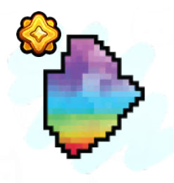 Pixel Rainbow Shard (x10)