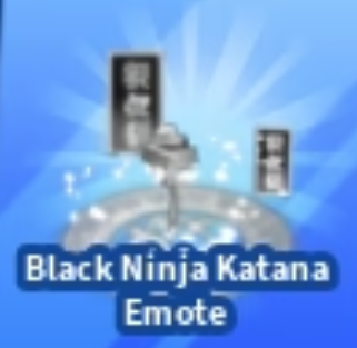 Black Ninja Katana Emote