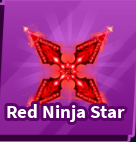 Red Ninja Star