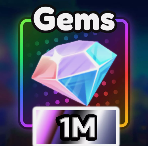 Anime Defenders Gems (x1,000,000) Level 15 Required