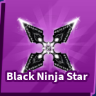 Black Ninja Star