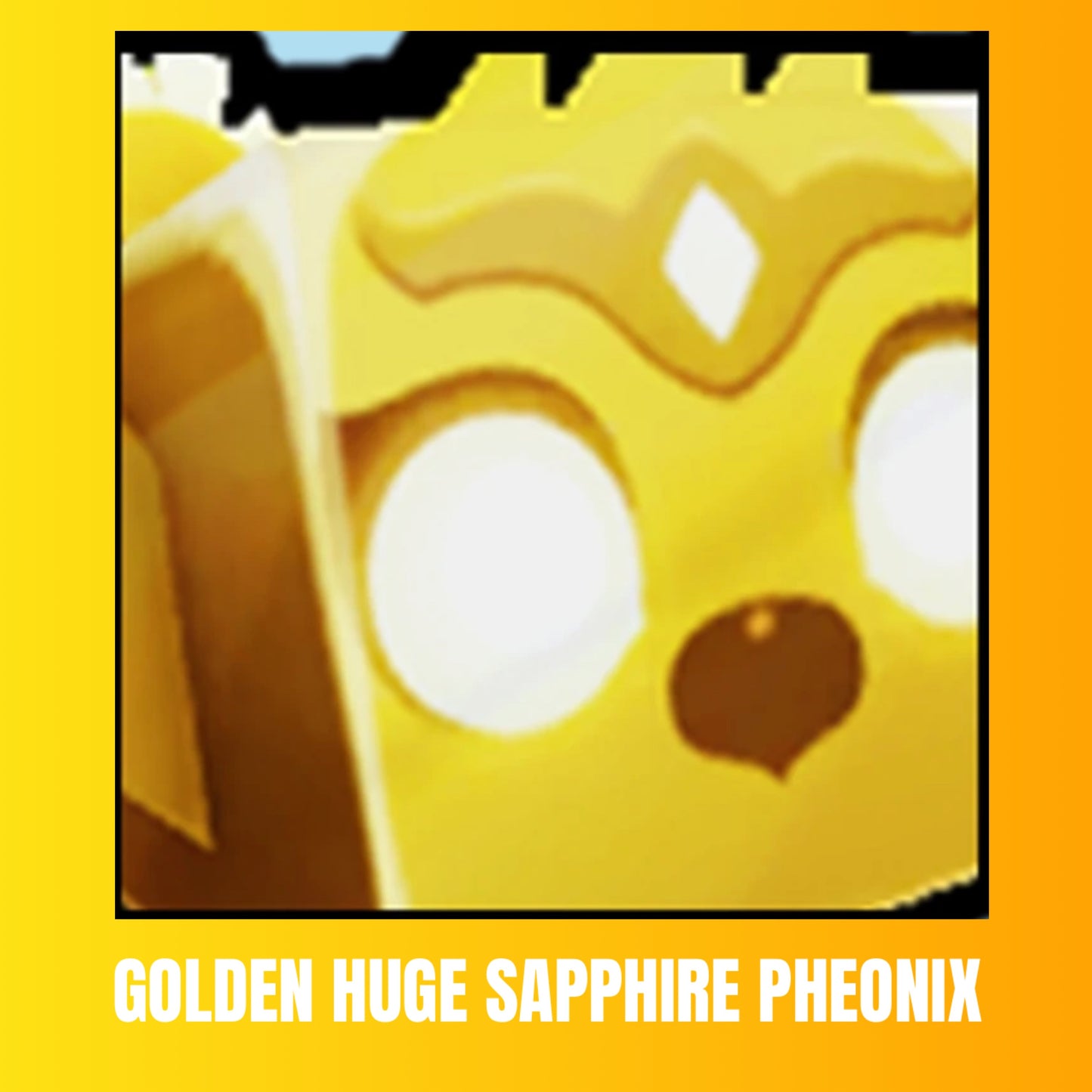 Golden Huge Sapphire Pheonix