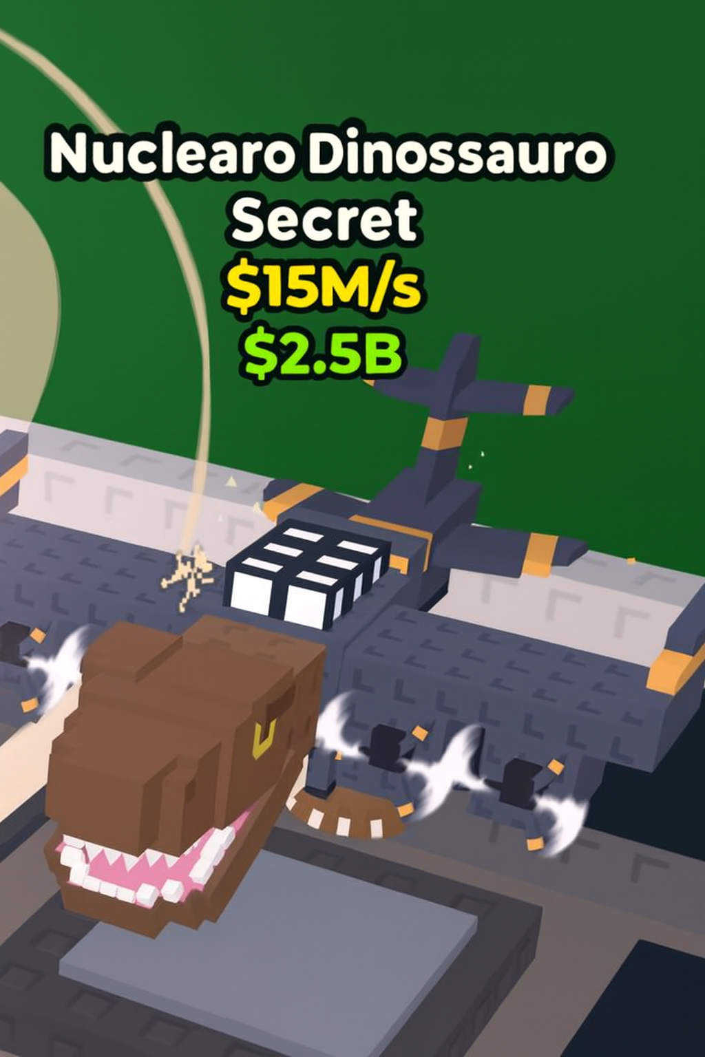 Nuclearo Dinossauro 15m/s